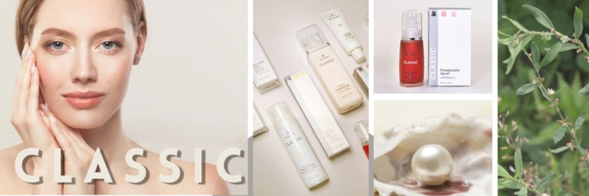 Classic skin care line Banner