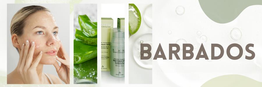 Barbados Skincare line Banner